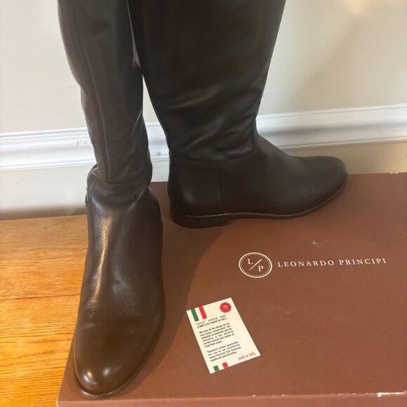 Leonardo Principi knee high leather boots - Picture 8 of 8